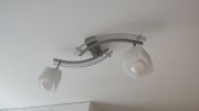 lampa podwójna metalowa ala IKEA