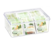 Przezroczyste pudełko na herbatę