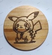 Drewniana podstawka pod kubki filiżanki szklanki unikatowe wzory