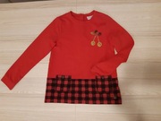 CZERWONA BLUZKA COCCODRILLO ROZM. 122 DZIEWCZYNKA 