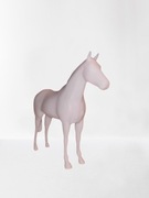 Białe koniki kolekcjonerskie 11,5 x 10,5 cm