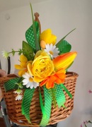 Ozdoba dekoracja na koszyk Wielkanocny 