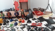 Playmobil Piraci broń łódź hamak tratwa kompas flaga i inne.