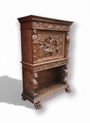 Unikat. Neorenesansowy kabinet z 1925 roku. Dąb.