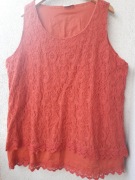 Tunika Koronkowa Duży Rozmiar 52/6XL