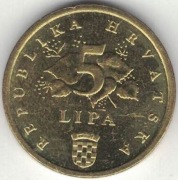 Chorwacja 5 lipa lip 2013 - 18 mm - nr 3