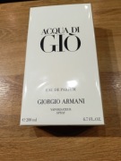 Aqua di Gio perfumy Giorgio Armani 200ml nowe