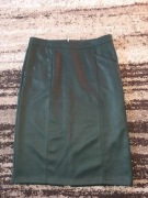 Ołówkowa spódnica greenpoint butelkowa zieleń 42