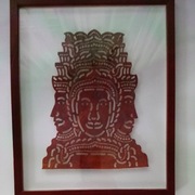 BUDDA skóra/skai Cambodia BAION unikat 