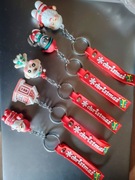 ży brelok świąteczny napis Merry Christmas – Mikołaj, Elf, Piernik, Domek