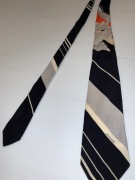 Krawat LEONARD PARIS jedwabny UNIKAT 