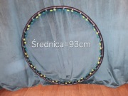 Regulowane hula-hop z wypustkami z możliwością