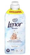 Lenor Sensitiv 59 prań płyny do płukania delikatne z Niemiec 10 sztuk 