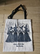 Tote bag, goth, witch, na zakupy