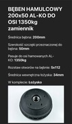 Bęben hamulcowy do alko przyczepa