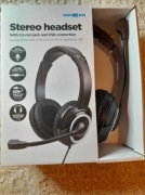 Nowe słuchawki nauszne Maxxter z mikrofonem