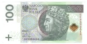 Banknot 100 zł RZADKI NUMER