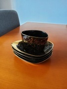 Zestaw palacza porcelana z Chodzieży PRL 