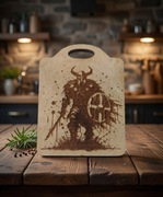 Wiking wojownik ekskluzywny prezent drewniany brelok grawerowany wyjątkowy 