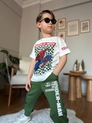Komplet Spider-Man 98-140 dres t-shirt spodnie 