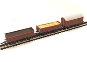 Vintage PIKO Zestaw 3 wagonów towarowych Skala N 1:160 