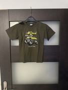T-shirt chłopczyk khaki z nadrukiem nowy rozmiar 116