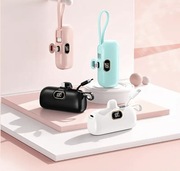 Powerbank Nowa Stylistyka USB-C Android Lightning I-phone 5000mAh