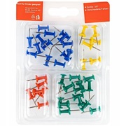 PINEZKI KOLOROWE DO TABLICY KORKOWEJ - 40 SZTUK - HOTDEAL