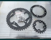 Komplet zębatek przedniej przerzutki