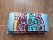 Portfel KOCHMANSKI ręcznie malowany w koty