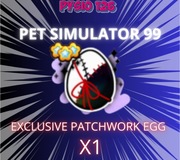 Exclusive Patchwork Egg | Pet Simulator 99 | PS99 | Roblox | Najszybciej
