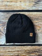 Barfulker czapka zimowa czarna ocieplana futerkiem uniwersalna unisex męska