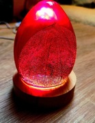 Lampka ozdobna z żywicy 