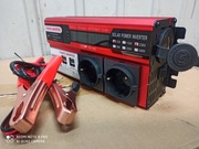 Przetwornica napięcia 12v 230v 3000W nowa sinus, 2x woltomierz