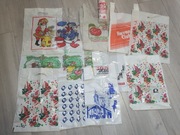 Stare reklamówki z prl-u,zestaw