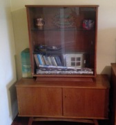 Komoda 2-drzw. z nadstawką lata 50-te DO RENOWACJI