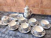 Villeroy Boch Amalienburg Echt Kobalt Heinrich Hochst Zestaw kawowy