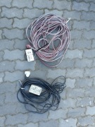 Przedłużacze 230V – 30m + 20m z rozdzielaczami