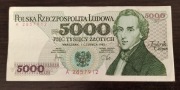 5000 zł z 1982r. seria A