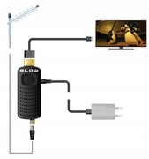 Tv LCD THOMSON 26HW4323W Dekoder DVB-T2 HEVC H.265 FULL HD MINI STICK