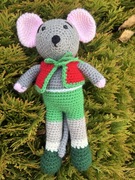 Myszka - zabawka, rękodzieło, szydełko, amigurumi