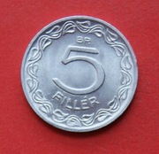 5  Fillerów 1964 r  -   BP  Węgry    Kobieta     stan menniczy !!!