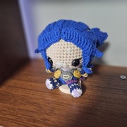 Neon Valorant handmade amigurumi