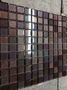 Mozaika szklana 30x30cm mix brązów brokat