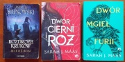 Zestaw - Dwór cierni i róż tomy 1 i 2 + Wiedźmin