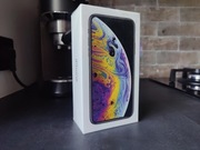 ZAFOLIOWANY NOWY APPLE iPhone XS 64GB  Silver - KOMPLET 