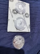 Moneta srebrna Mayan lub Samurai 1 oz Ag 999 uncja do wyboru