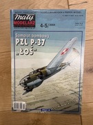 Samolot bombowy PZL P-37 "ŁOŚ" Mały Modelarz 4-5/2004