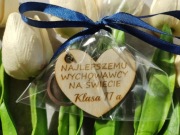 Breloczek serce Dzień Nauczyciela dla wychowawcy