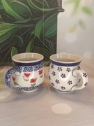 Bolesławiec Kubek ceramiczny  czeski 500 ml dwupak ceramika Bolesławiec 